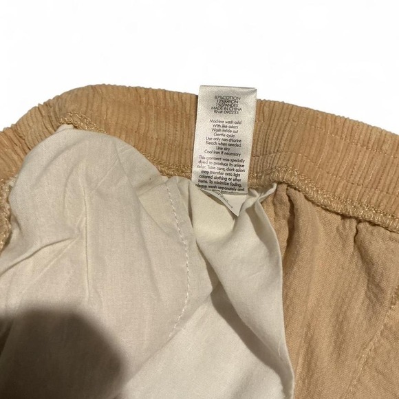 PacSun Volley Corduroy Drawstring Shorts Cream Size M - Picture 7 of 8